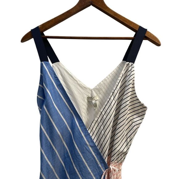 JOIE Editha Striped Wrap Dress - Picture 3 of 11